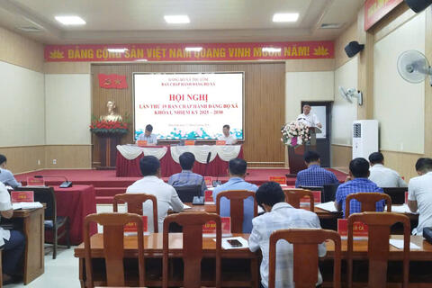 Hội nghị Ban Chấp hành Đảng bộ xã lần thứ 19 khóa I, nhiệm kỳ 2025-2030